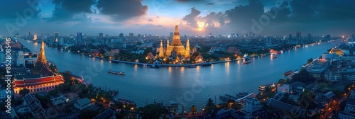 Bangkok Twilight View photo