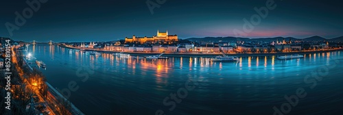 Bratislava Night View photo