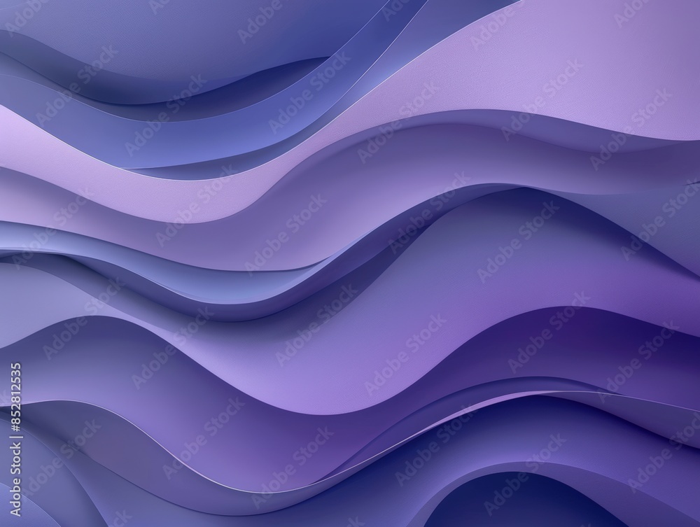 Layered wavy purple patterns giving a sense of depth and movement Layered wavy purple patterns giving a sense of depth and movement