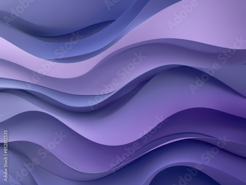 Layered wavy purple patterns giving a sense of depth and movement