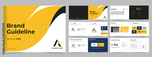 Brand Guidelines Template, Modern Brand Guidelines