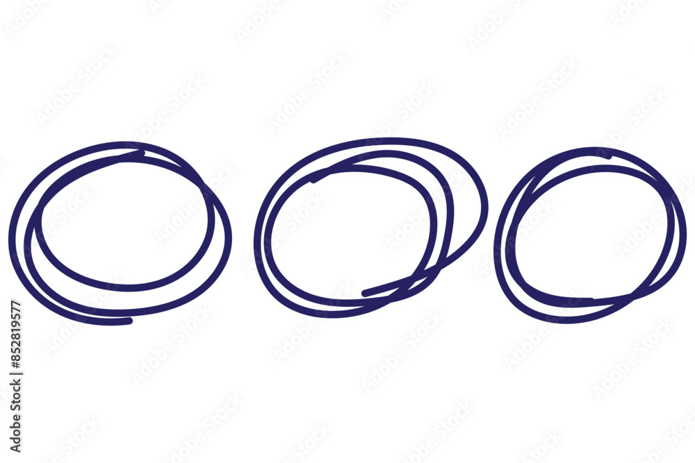 Black circle, pen draw. Highlight hand drawing different circles isolated on background. Handwritten red circle. For marking text, numbers, marker pen, pencil, logo and text check, vector. Black circle, pen draw. Highlight hand drawing different circles isolated on background. Handwritten red circle. For marking text, numbers, marker pen, pencil, logo and text check, vector.