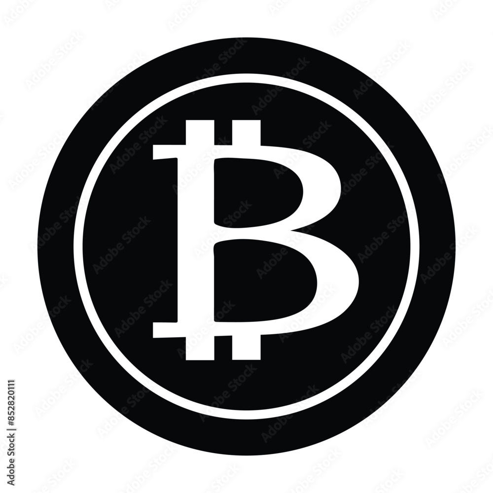 Bitcoin icon. Flat design vector bitcoin icons, signs of modern cryptocurrancy icon in flat style. Golden gray bitcoin illustration. Bitcoin icon. Flat design vector bitcoin icons, signs of modern cryptocurrancy icon in flat style. Golden gray bitcoin illustration.