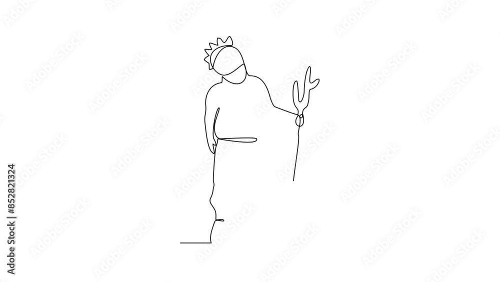 Animated self drawing of Witch video design illustration for magic themes. A witch is a practitioner of witchcraft, a pagan religious tradition involving the use of magic in continuous line design. Animated self drawing of Witch video design illustration for magic themes. A witch is a practitioner of witchcraft, a pagan religious tradition involving the use of magic in continuous line design.