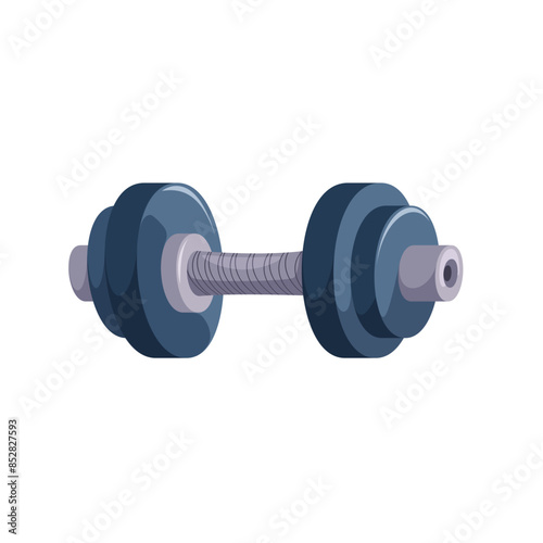 Dumbbells icon. Gym equipment for workout. Training accessories for sport club or home exercises. Bodybuilding, weightlifting. Isolated flat vector illustration