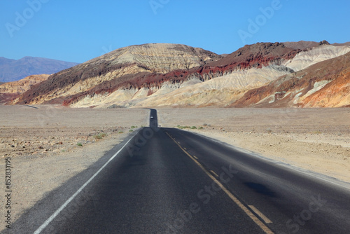 Beautiful road in Death Valley
