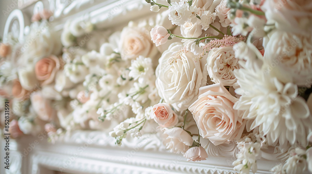 White baroque frame with decorative details for wedding welcome signs White baroque frame with decorative details for wedding welcome signs