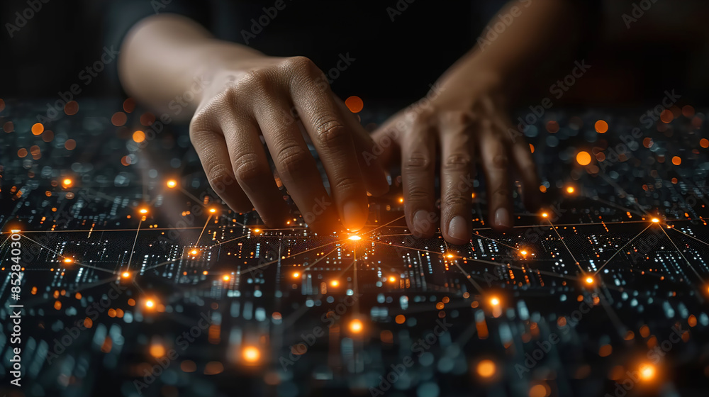 Using modern technology for business, planning modern solutions business growth Using modern technology for business, planning modern solutions business growth