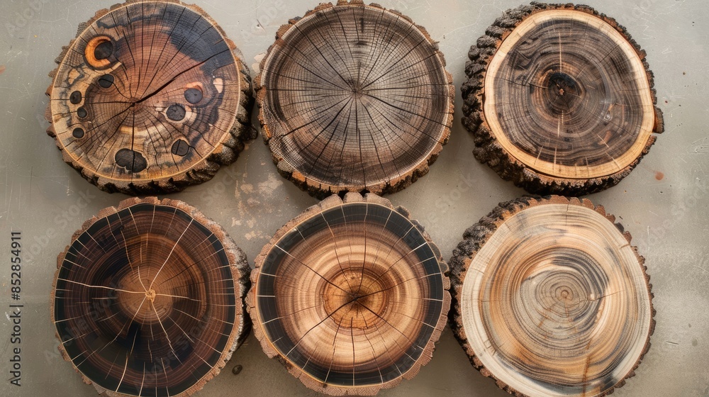 Annual Rings A Cross Sectional View of Tree Texture Annual Rings A Cross Sectional View of Tree Texture