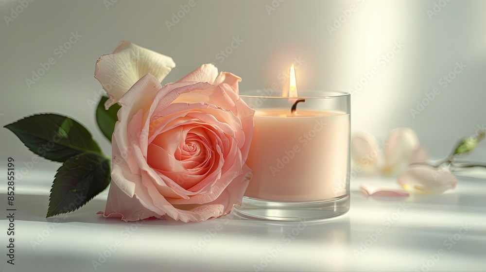 A minimalist illustration of a rose in bloom against an abstract background creates a floral wallpaper pattern that captures the essence of spring with nature's blossoming flowers and plants. A minimalist illustration of a rose in bloom against an abstract background creates a floral wallpaper pattern that captures the essence of spring with nature's blossoming flowers and plants.
