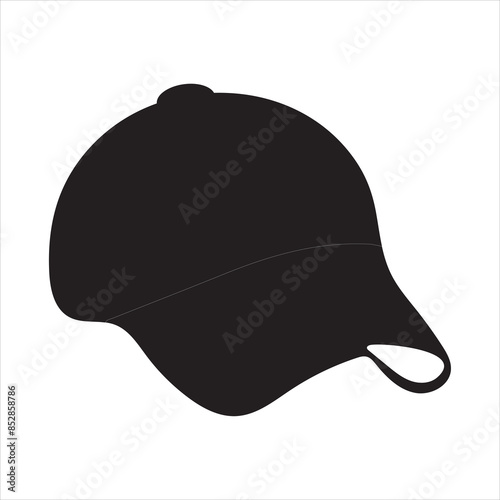 Hat icon. Vector illustration. Flat design. Man and women's hat icon , web icon Fashion. Vector illustration. Lady or women's beach hat . Elements of beach holidays