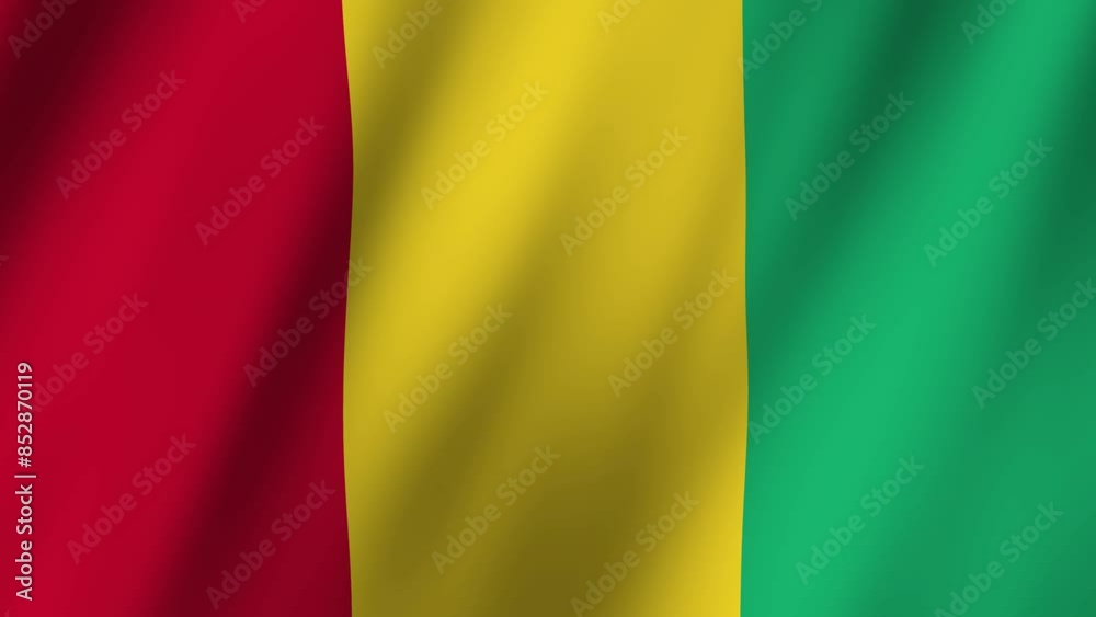 The Guinea Flag A Symbol of National Pride Waving in the Wind The Guinea Flag A Symbol of National Pride Waving in the Wind