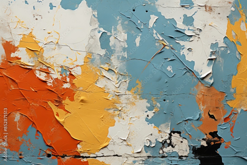 an abstract painting of paint splattered on a wall an abstract painting of paint splattered on a wall