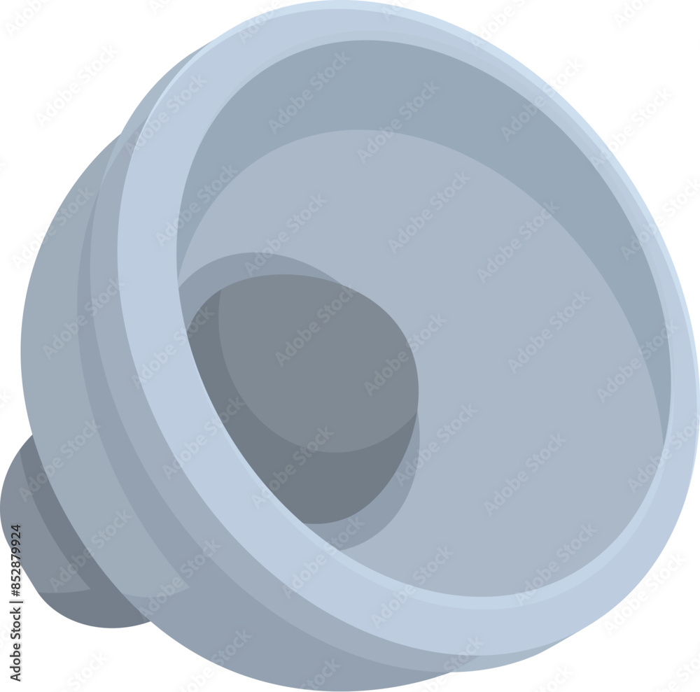 Empty metal funnel is standing ready to assist in pouring a liquid component Empty metal funnel is standing ready to assist in pouring a liquid component