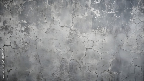 Cracked Concrete Wall Texture, perfect background with urban construction look and rough patterns