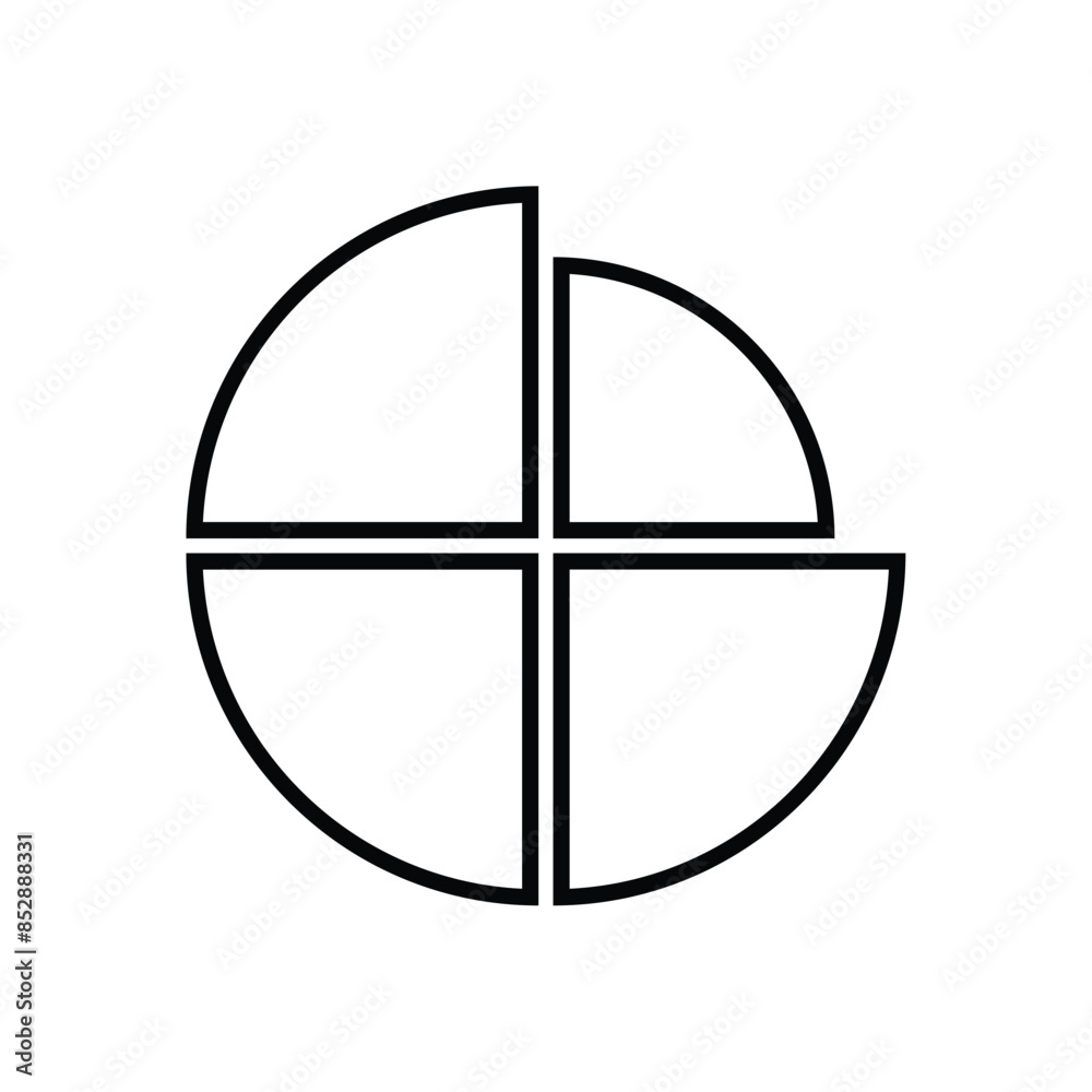 black and white unique three by four circle diagram. outline design style. Suitable for presentations, power points, learning, economics, etc. design vector template black and white unique three by four circle diagram. outline design style. Suitable for presentations, power points, learning, economics, etc. design vector template