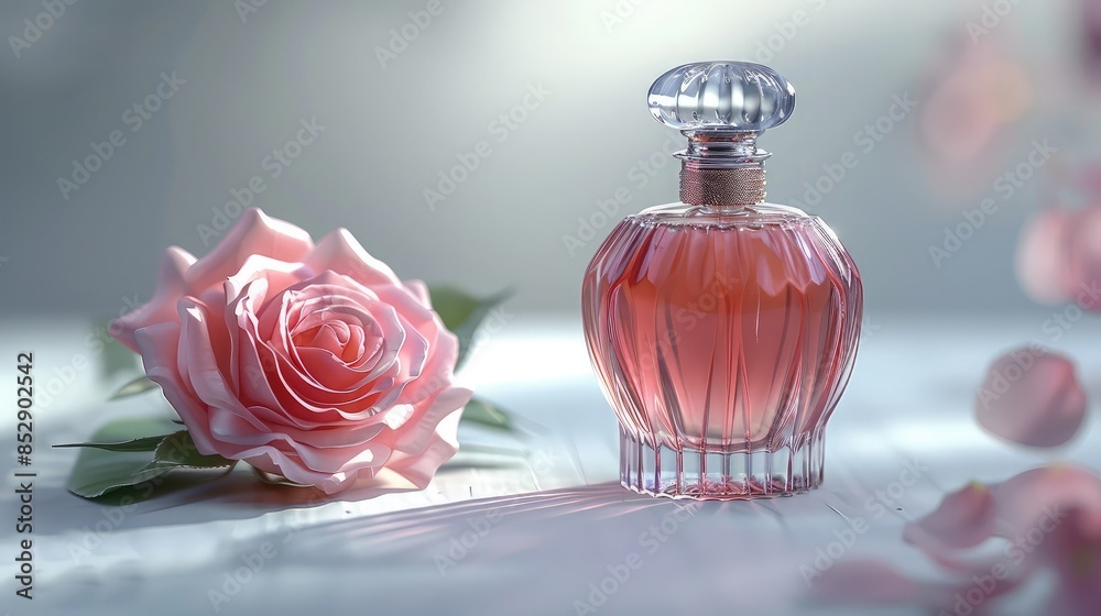 A minimalist illustration of a rose in bloom against an abstract background creates a floral wallpaper pattern that captures the essence of spring with nature's blossoming flowers and plants. A minimalist illustration of a rose in bloom against an abstract background creates a floral wallpaper pattern that captures the essence of spring with nature's blossoming flowers and plants.