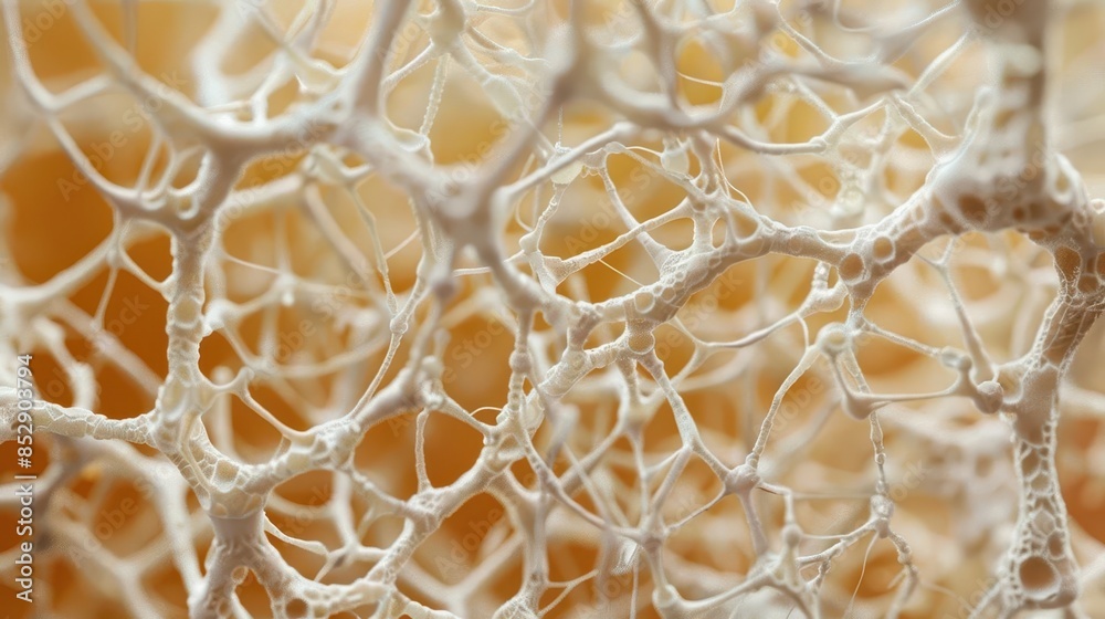 intricate network of mycelium threads fascinating closeup of fungal vegetative structure science photography intricate network of mycelium threads fascinating closeup of fungal vegetative structure science photography