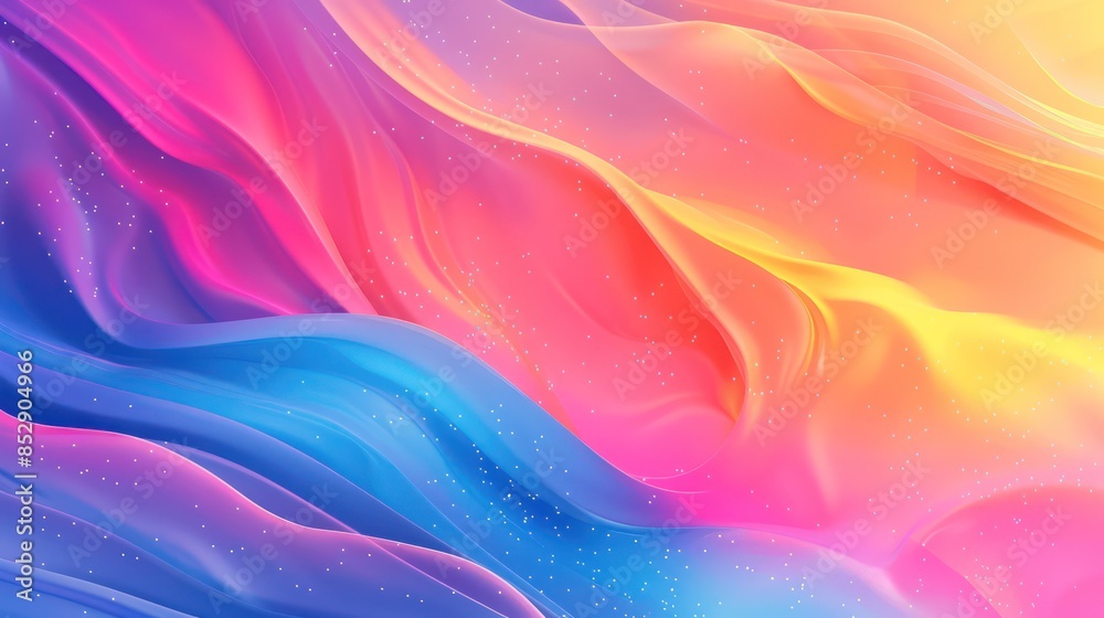 Beautiful abstraction of liquid paints in slow blending flow mixing together gently Beautiful abstraction of liquid paints in slow blending flow mixing together gently