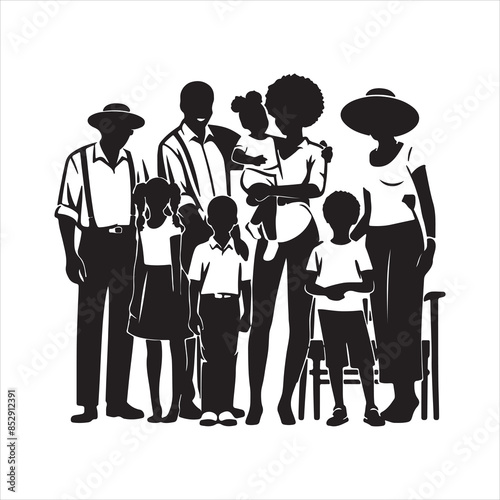 Family Reunions Vector stock vectors eps with white background 