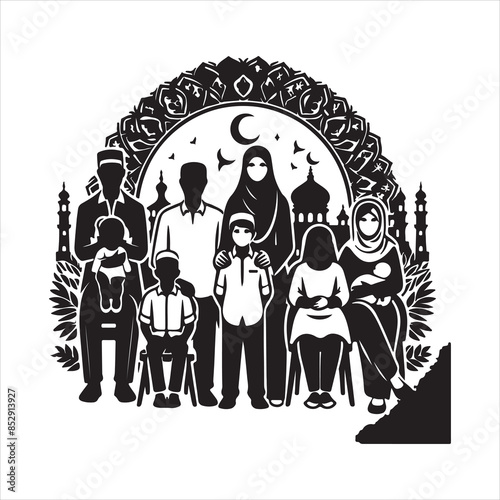 Family Reunions Vector stock vectors eps with white background 