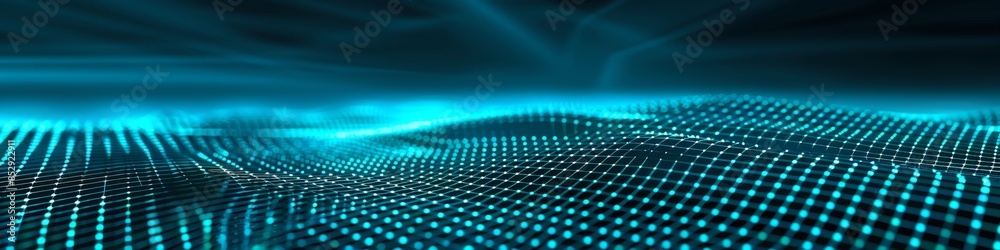 Bright cyan minimalist tech background with faint grid patterns, providing a fresh and lively modern design Bright cyan minimalist tech background with faint grid patterns, providing a fresh and lively modern design