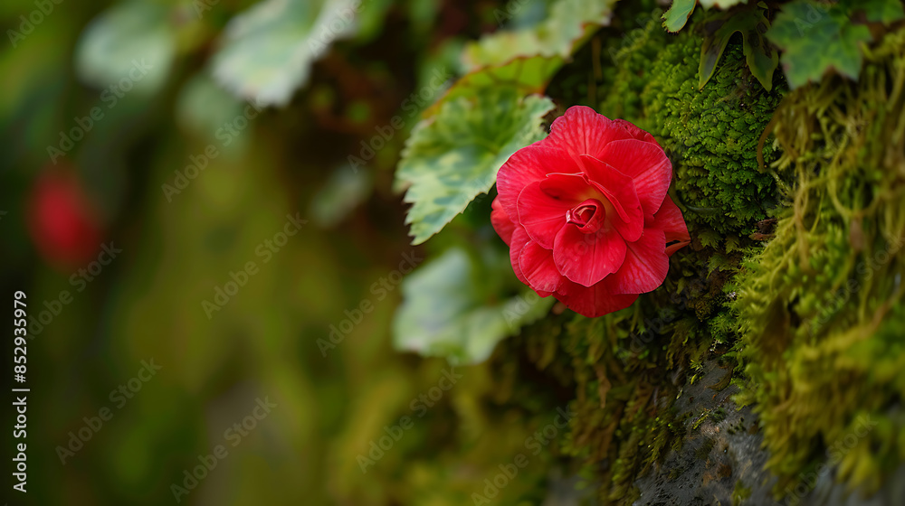 Flowers on the moss valley, wallpaper, beautiful colors of natural flowers Flowers on the moss valley, wallpaper, beautiful colors of natural flowers