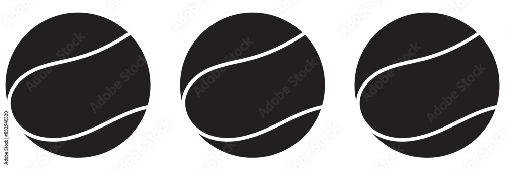 tennis ball icon in trendy flat style isolated on background. tennis ...