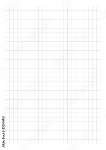 Dotted Grid Realistic paper sheet in A4 format Template