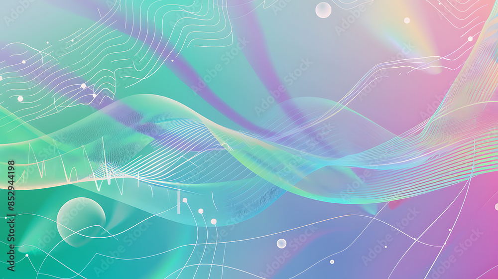 Soft Abstract Waves with Pastel Gradient and Light Effects Soft Abstract Waves with Pastel Gradient and Light Effects