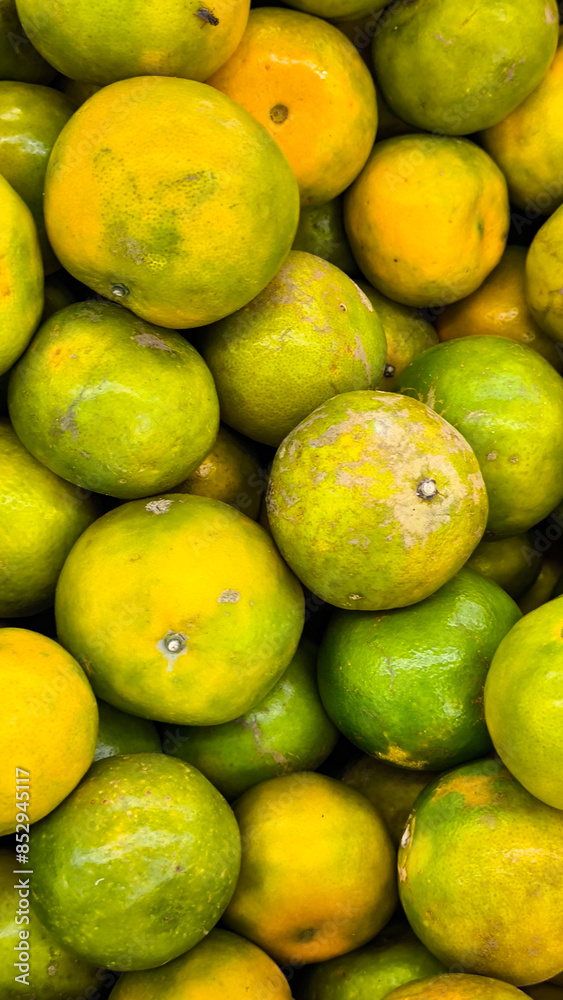 Oranges in the market for the background Oranges in the market for the background