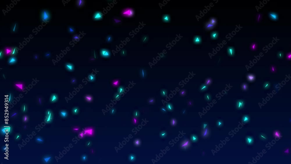 Colorful triangle loop background video Colorful triangle loop background video
