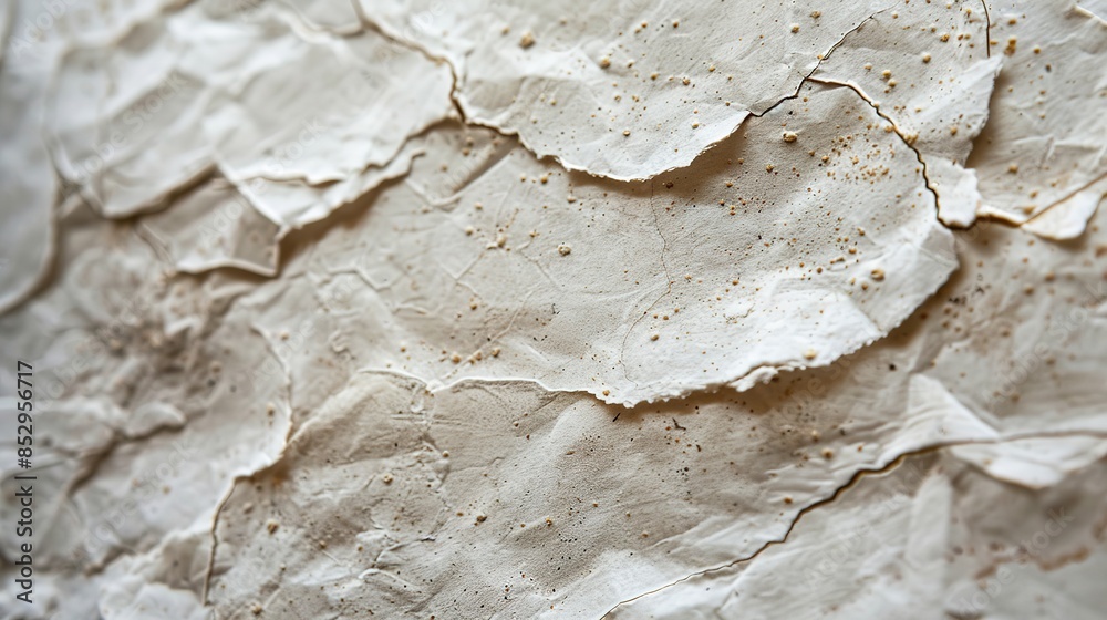 Detailed texture of handmade paper