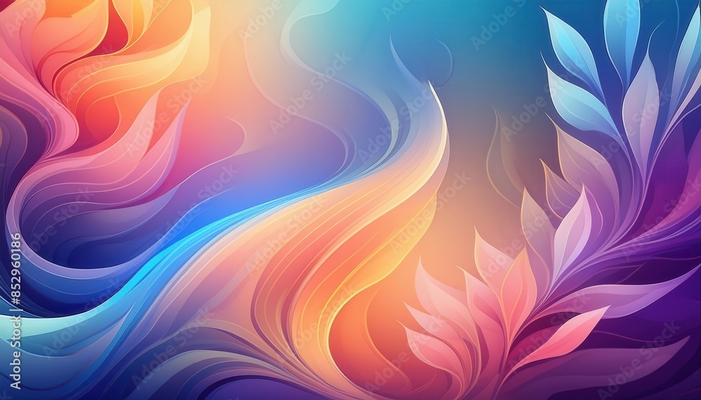 Obraz premium Colorful desktop wallpaper