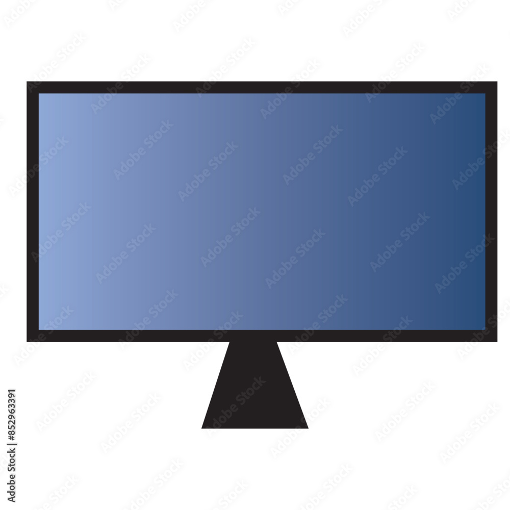 Modern TV flat screen lcd icon.TV screen isolated on white background. vector illustration. Modern TV flat screen lcd icon.TV screen isolated on white background. vector illustration.