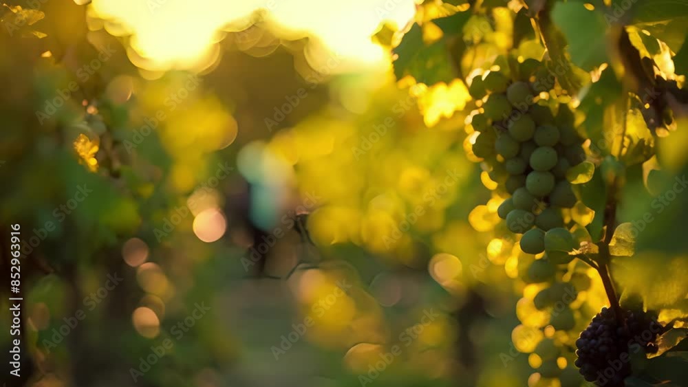 Soft focus captures a sense of serenity as visitors wander through the vineyard admiring the luscious gs and lush surroundings. Soft focus captures a sense of serenity as visitors wander through the vineyard admiring the luscious gs and lush surroundings.