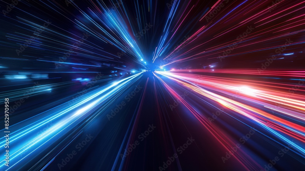 Abstract Speed Lines: A Journey Through Neon Lights Abstract Speed Lines: A Journey Through Neon Lights