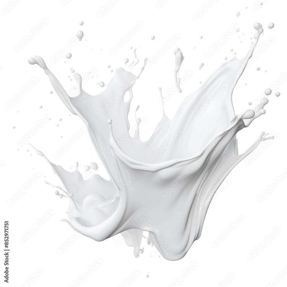 A white paint splash against a white background, creating a dynamic and abstract composition A white paint splash against a white background, creating a dynamic and abstract composition