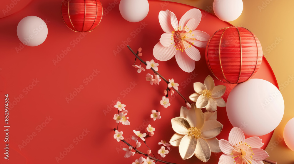 Traditional Japanese Patterns, Volumetric Ornaments Traditional Japanese Patterns, Volumetric Ornaments