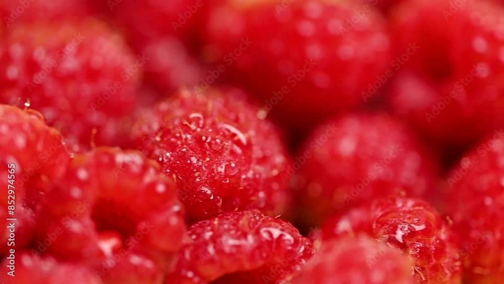 ripe red raspberries close up ripe red raspberries close up