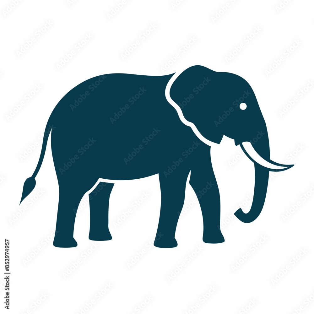 Fototapeta premium elephant cartoon illustration