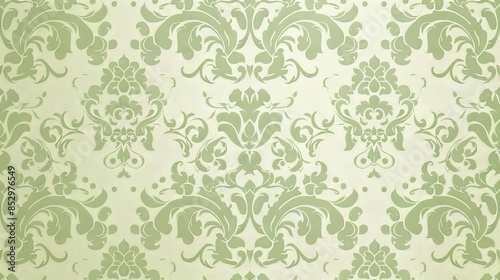 Green pattern wallpaper