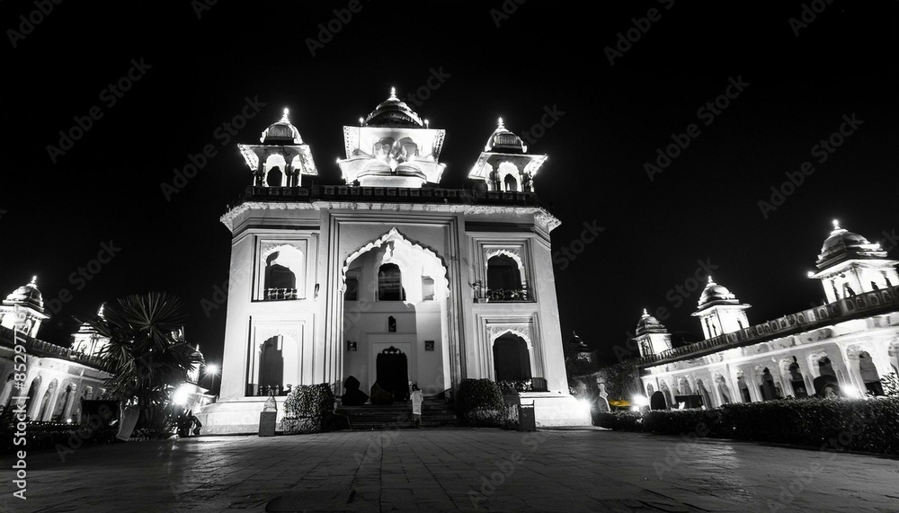 Fototapeta premium woman in santa claus hat
