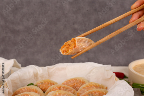 Korean Dumpling, Gyoza, Mandu, Dimsum