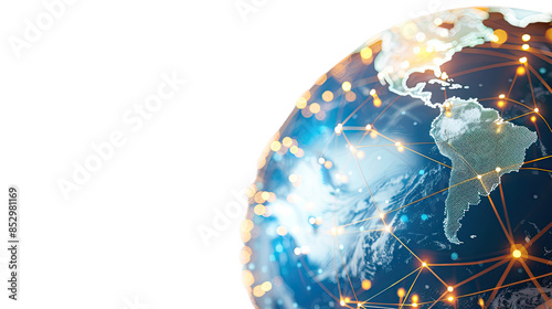 Digital globe on transparent background #852981169