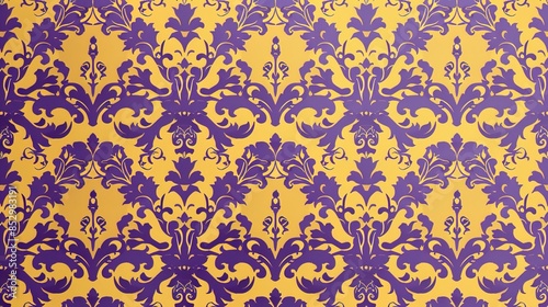 Yellow and purple colour wallpaper