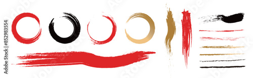 ブラシストローク素材