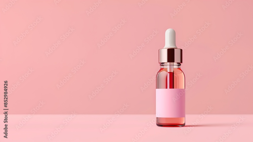 Serum bottle with dropper solid pastel Serum bottle with dropper solid pastel