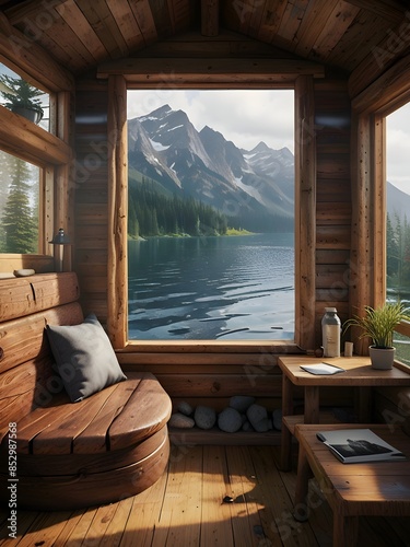 Cozy Cabin Room Inspiration Photography Art