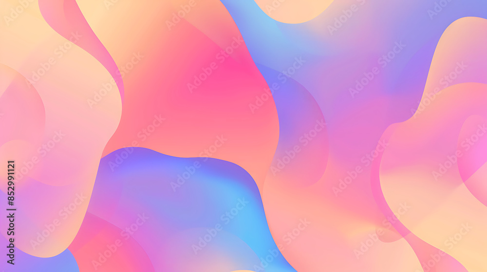 Fototapeta premium Vibrant Fluid Gradient Abstract Background